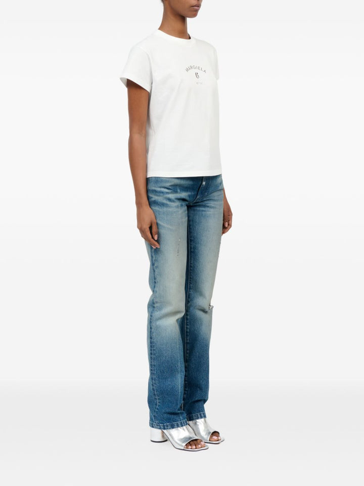 Mm6 Maison Margiela T-shirts and Polos - Chiari e Naturali | 3ab5915dfa0ba011018e28666f06623955eef39a