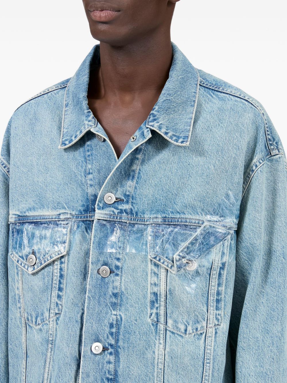 Maison Margiela Coats - Blu e verdi | f19a31f74c113ffdfdcf3ab11984afec93e942eb
