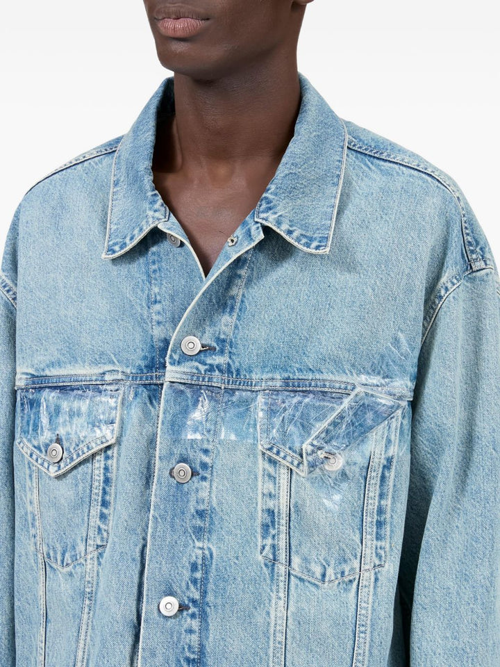 Maison Margiela Coats - Blu e verdi | f19a31f74c113ffdfdcf3ab11984afec93e942eb