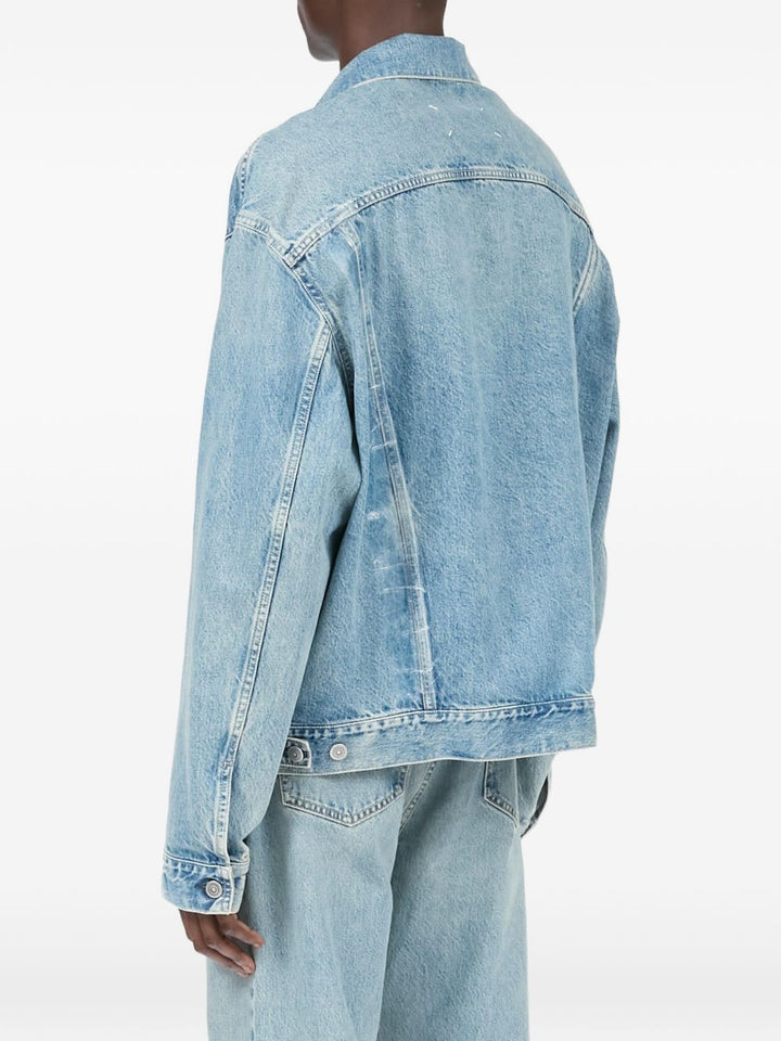 Maison Margiela Coats - Blu e verdi | e0cf87c533dac45c8af5724de259910327915d05