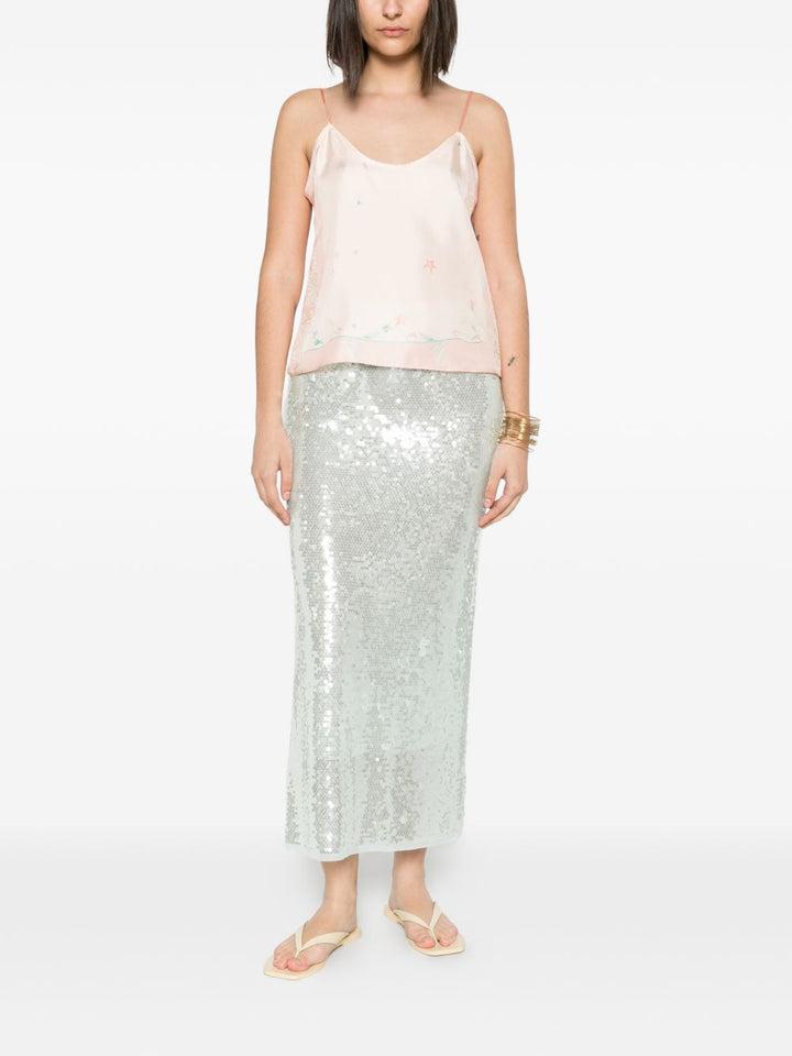 Forte Forte Skirts - Blu e verdi | c1c0f4bd74f768178d8c526f05155193c203f56f