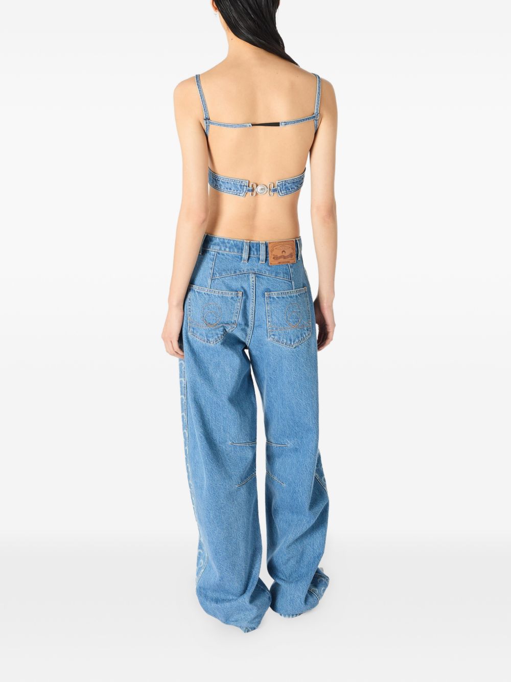 Marine Serre Top - Blu e verdi | 8abaad4ffccbe02cf5749156b552cccf522b5bc4