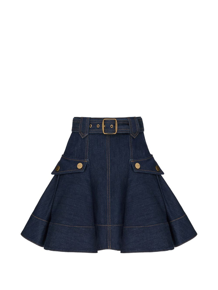 Zimmermann Skirts - Blu e verdi | 8b867dc942e2847c781c45261cdf6c1ea5c0b823