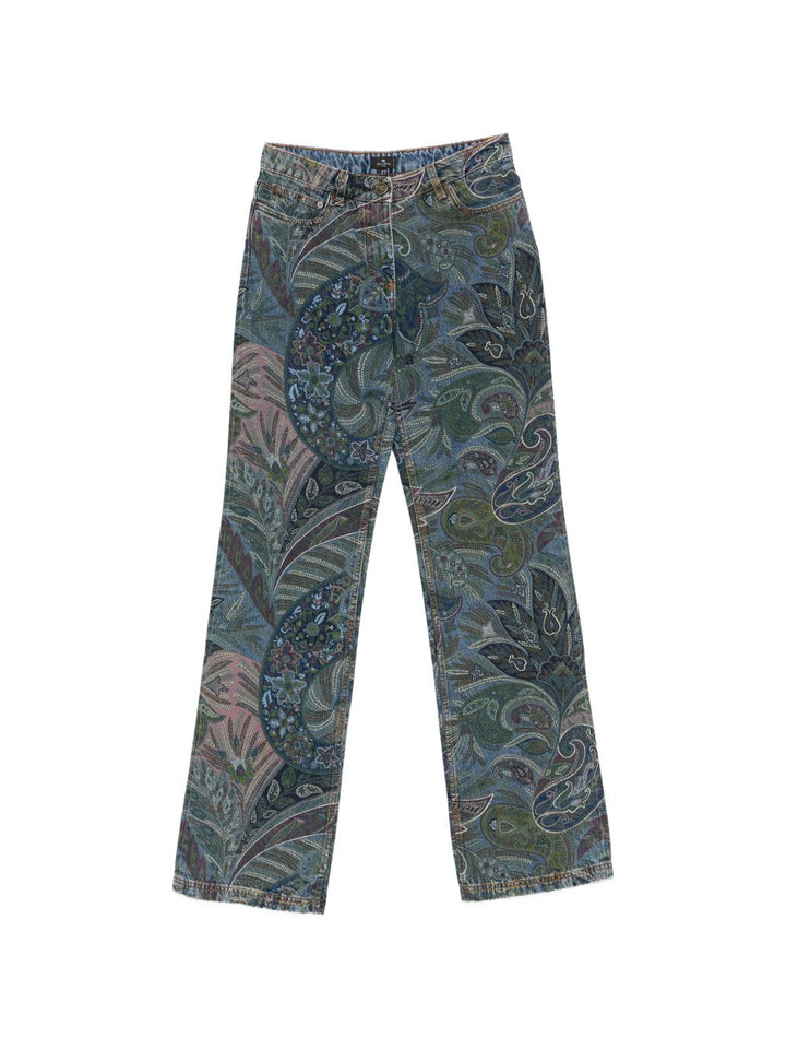 Etro Jeans - Blu e verdi | b39bf9b9587afe07f499555eee6cd8870cb304e6