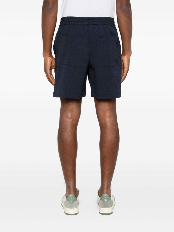 Maison Kitsune' Shorts - Blu e verdi | 143c13ffdf16139fe5cb1437fecb98f4e106247a