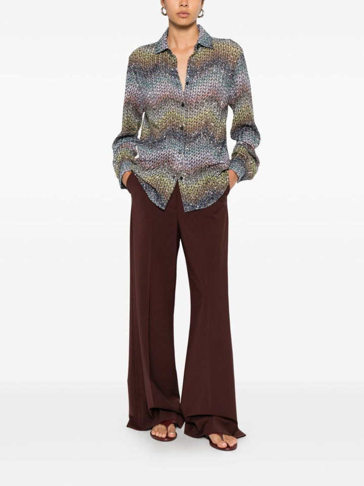 Missoni Shirts - Blu e verdi | 4fef0247ba3ef54f87365d7f740e67d9fd87ce98