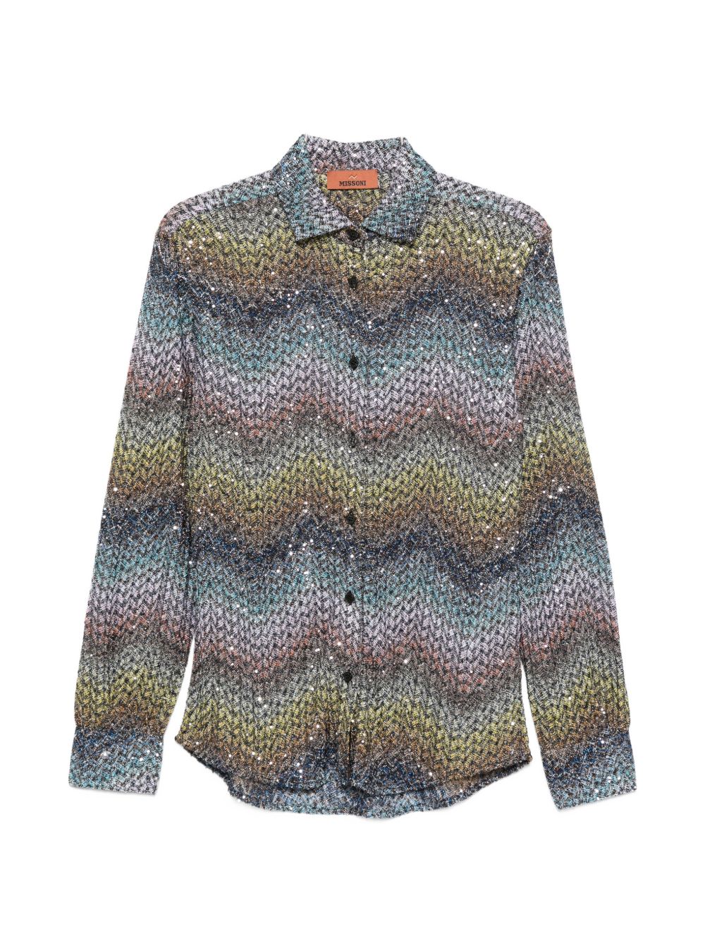 Missoni Shirts - Blu e verdi | b7b43cb2e17367ae3f9b84870a2990e576ba4e7d