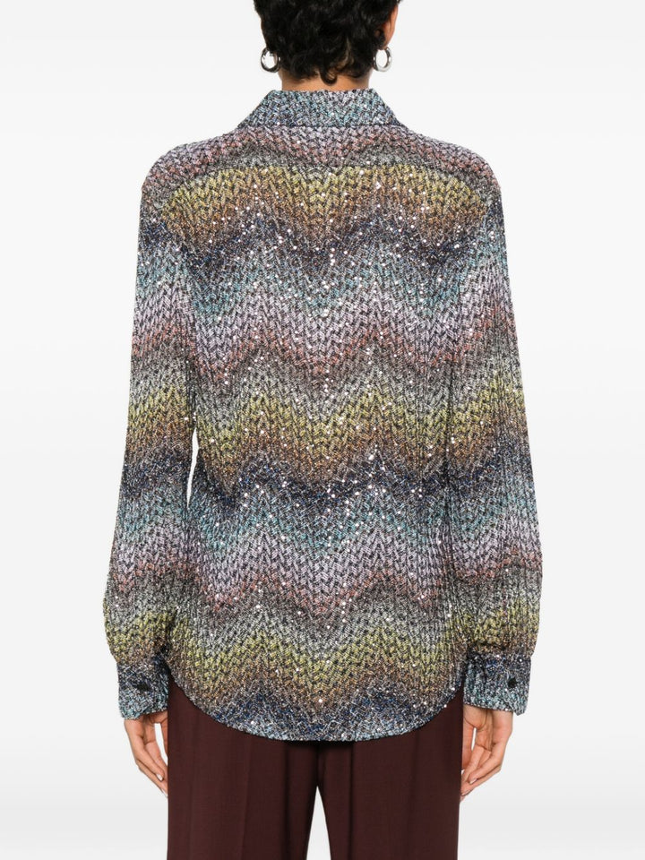 Missoni Shirts - Blu e verdi | b12bf822c68592abc8df11ea191483da1ddf4fe5
