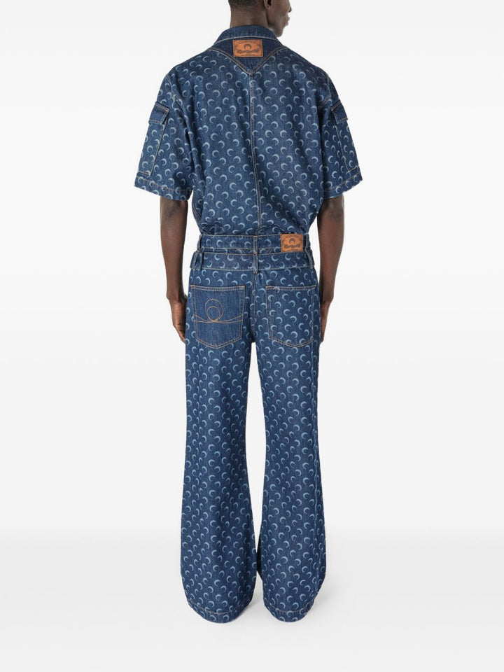 Marine Serre Shirts - Blu e verdi | d40bd5c7e7ad801f3e93738a13b8fb767cd8be90