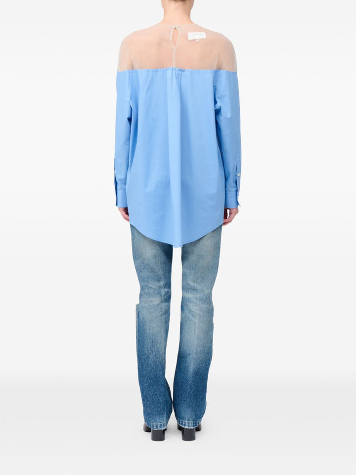 Mm6 Maison Margiela Top - Blue and green | 185fd71687beba9502bcb286b1675849656d858f