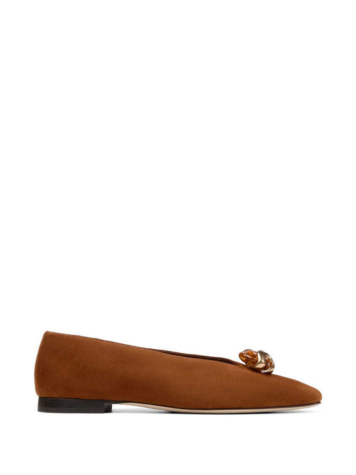 Jimmy Choo Flat shoes - BROWN | bc7683b2e313cf724ff55cecd4dfa725d6d27847