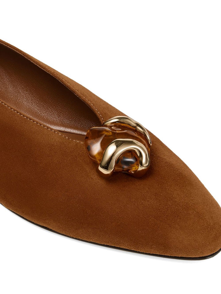 Jimmy Choo Flat shoes - BROWN | 93da17bcda3904a951895cdd26584a87a7a0b8f4