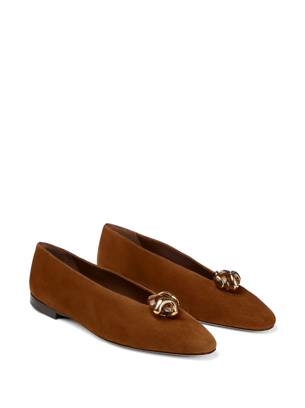 Jimmy Choo Flat shoes - BROWN | 2d998dcf1af2d53f504047d249700b8423847758