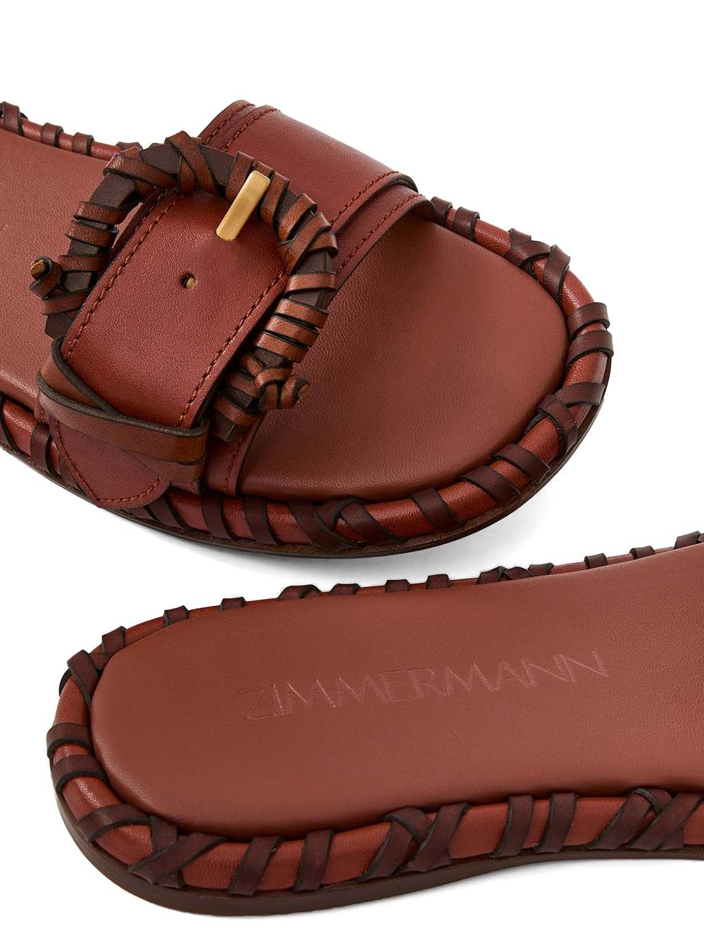 Zimmermann Sandals - Marroni | 916ed0b0789613377eab0c42ba7318f33c88ada1