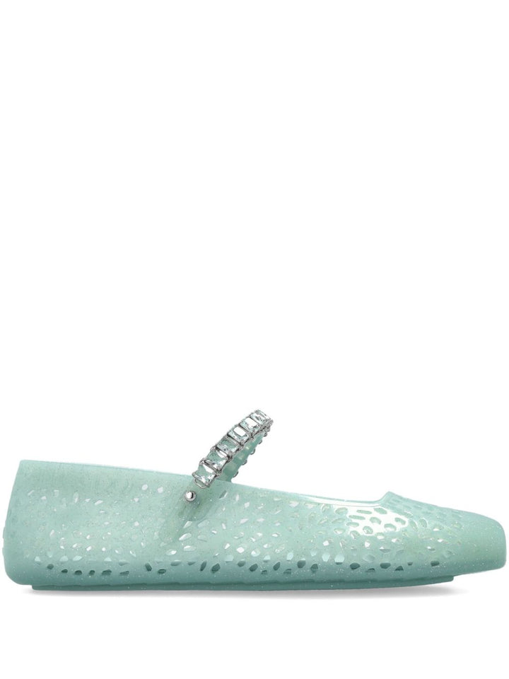 Jimmy Choo Flat shoes - GREEN | 4c0d04146d43ffcbb6882c7ff3bff7f2e26a192d