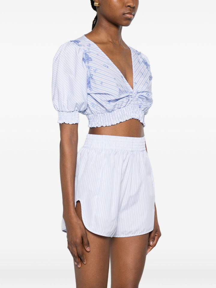 Ermanno Scervino Top - Blu e verdi | c2bda5b2e8bd65ae90239262fe318c4a36fda541