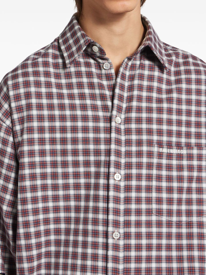 Balenciaga Shirts - Blue and green | 5d7e07f901362482cb6fa6efc29ef033f87ca03e