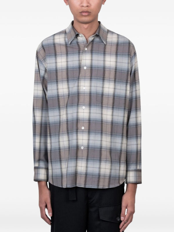 Wool Checked Shirt
