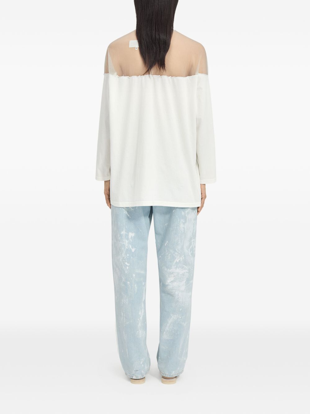 Mm6 Maison Margiela T-shirts and Polos - Chiari e Naturali | adf427a0421e4d9176cf6023c640f469e7c9eaeb