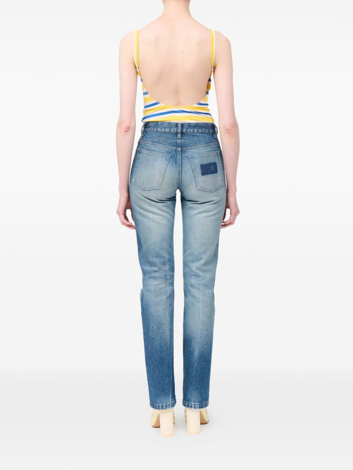 Mm6 Maison Margiela Jeans - Blu e verdi | ed935be85ffba7510b0e3744785bff0025118b15