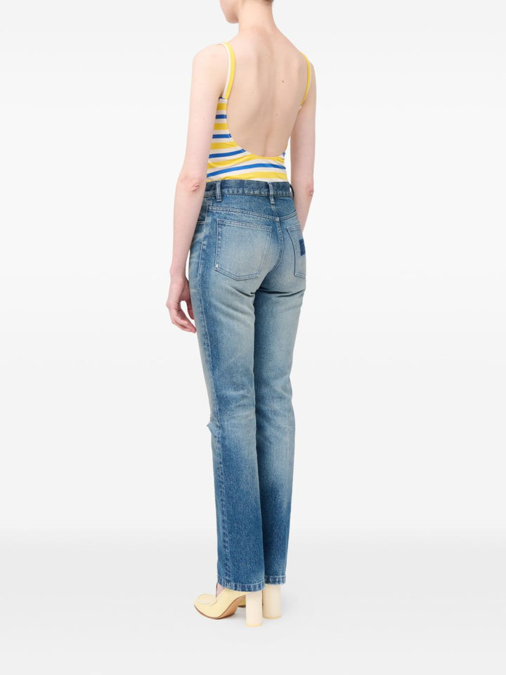 Mm6 Maison Margiela Jeans - Blu e verdi | 63d75818618280356c83392161084bc3672a2ee5