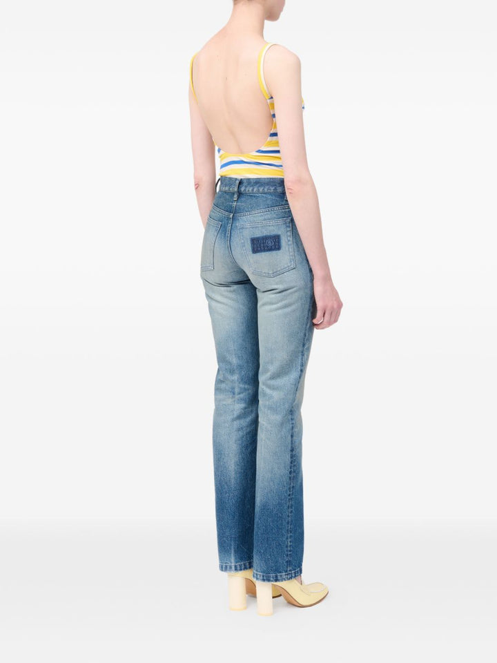 Mm6 Maison Margiela Jeans - Blu e verdi | ba7dc934b67e5d34aa1b7c9a9cb058d4e899a792