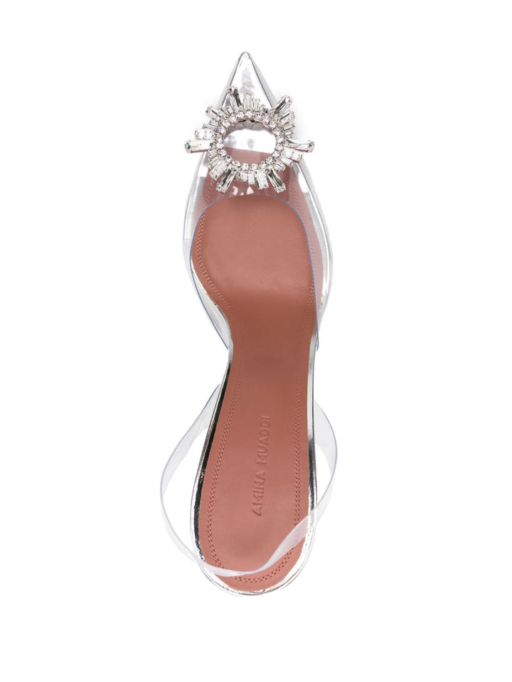 Amina Muaddi With Heel - Neri e Grigi | 3a0320f485f783450036885efdd0f40a1c140938