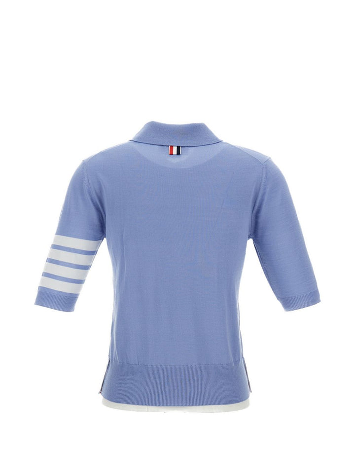 Thom Browne T-shirts and Polos - BLU | e165ad6eeb9299f35cb0f33aa4c577e24e5b0520