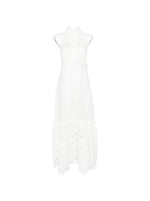 Lace Cotton Long Dress