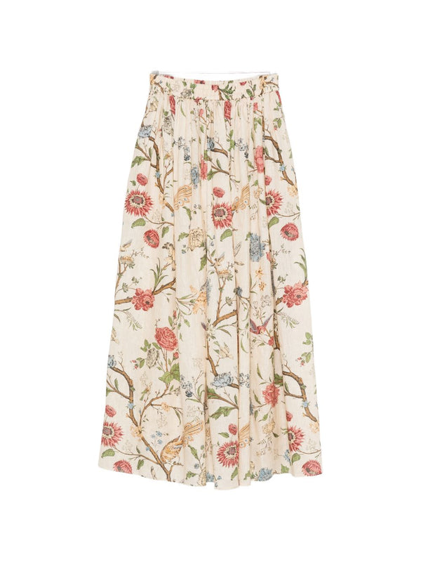 Linen And Silk Blend Trousers