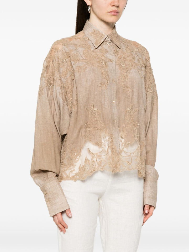 Ermanno Scervino Shirts - MARRONE | 40fbc51d929b8e84d170773d79ea6ff9416e9149
