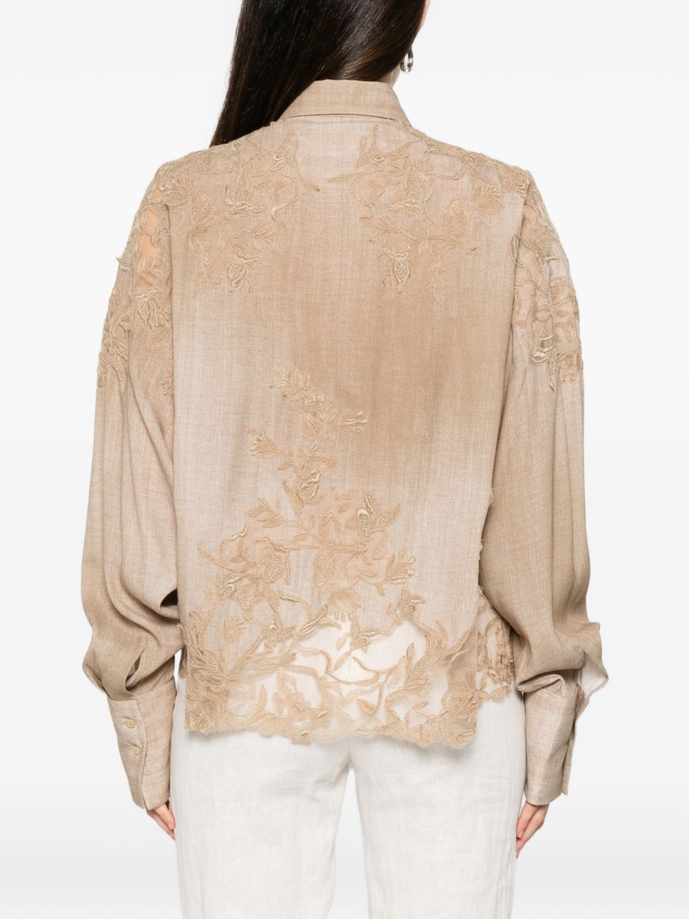 Ermanno Scervino Shirts - MARRONE | 5fd0bb5b84125b23120dbe27a41ef71a6998419d