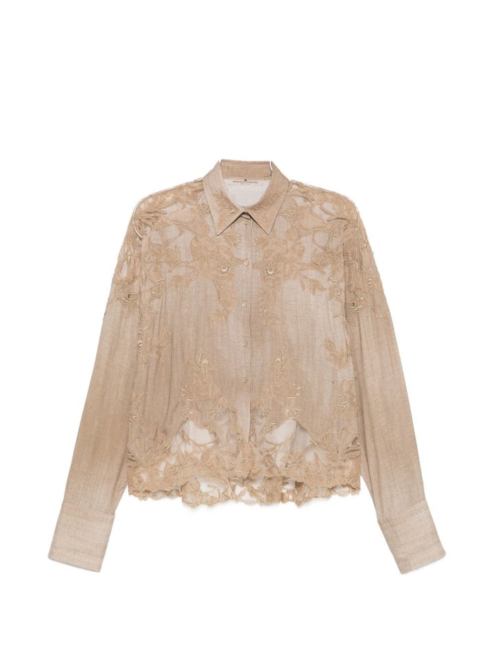 Ermanno Scervino Shirts - MARRONE | 18796ee45da8e3480b54679f15d6b83cdd09fa69