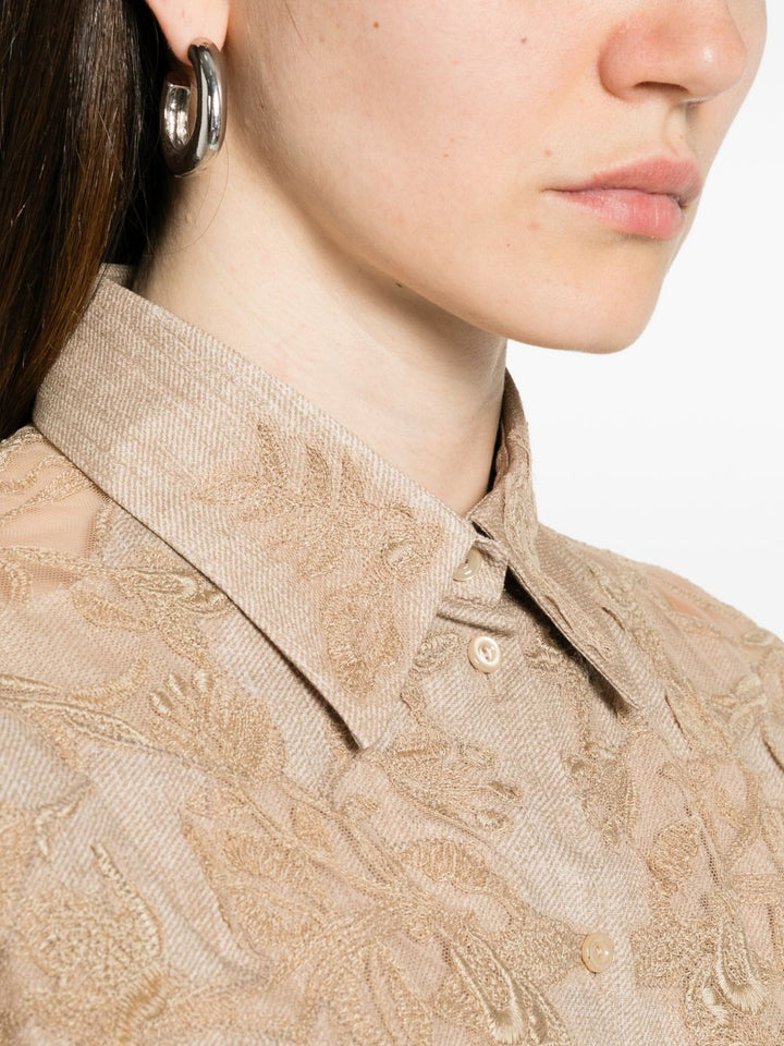 Ermanno Scervino Shirts - MARRONE | b9e202bffccd3f5bbb9d6caac7db4bbba9d6ac46