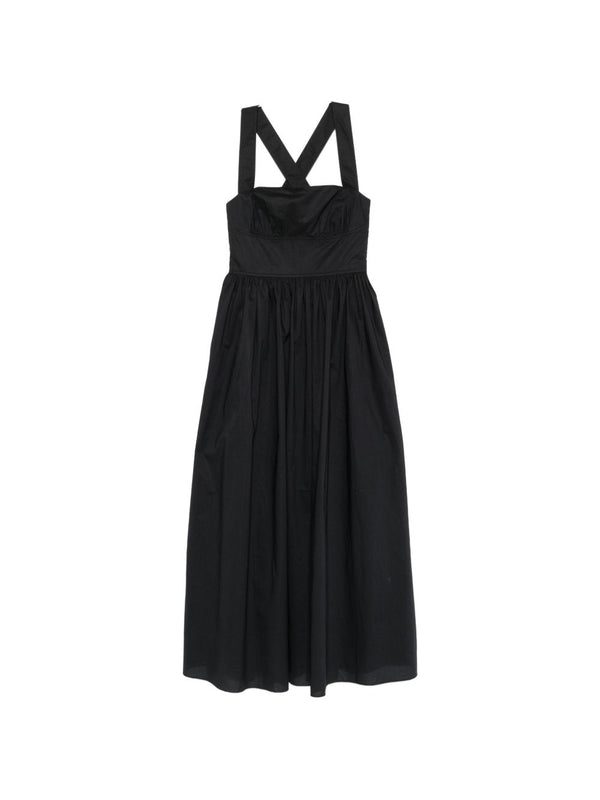 Sleeveless Cotton Midi Dress