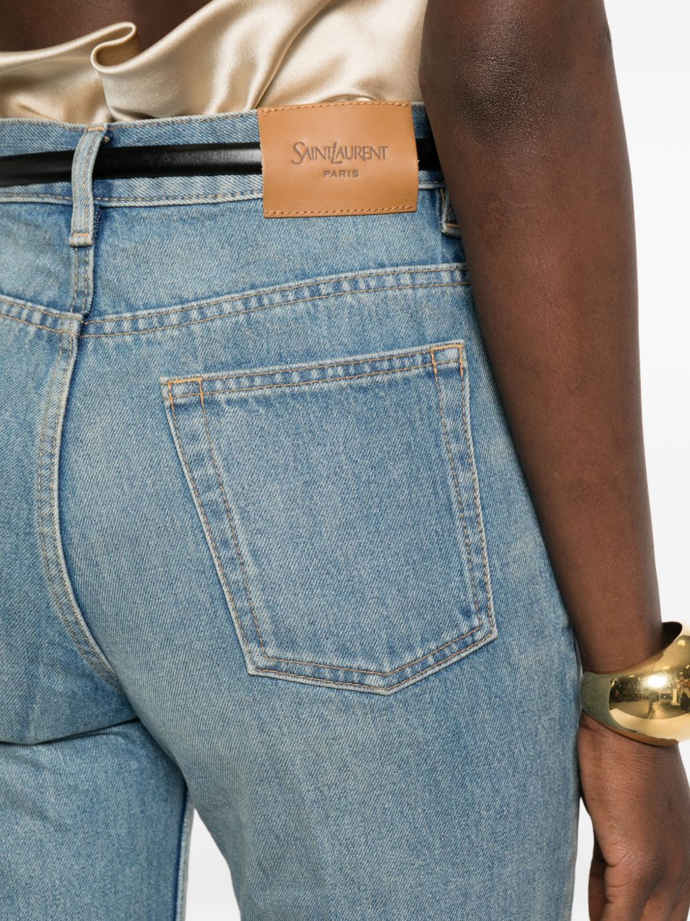 Saint Laurent Jeans - Blu e verdi | a553de566a9e1ea7bde757f917bc3091dd654804