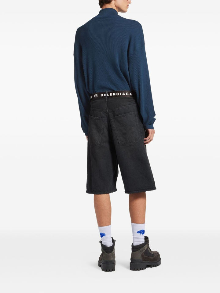 Balenciaga Shorts - Blu e verdi | 04ee8a3778a56ecc53f6f7d87f548ee0224e19ba