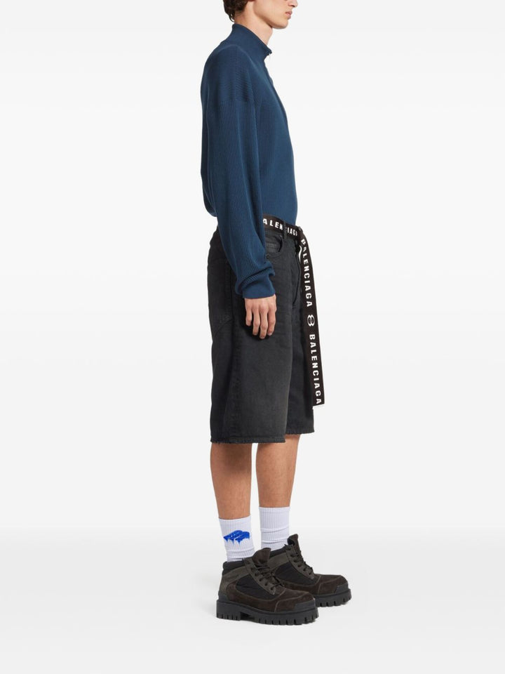 Balenciaga Shorts - Blu e verdi | eea8195e6fc890b4cdb3e49383ad419c17ef2ad5