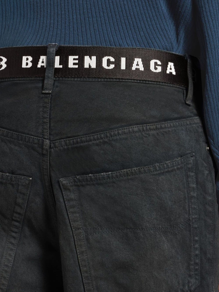 Balenciaga Shorts - Blu e verdi | 38ab1bbcb61cb6de2f1da3649da9712106cbc9f5