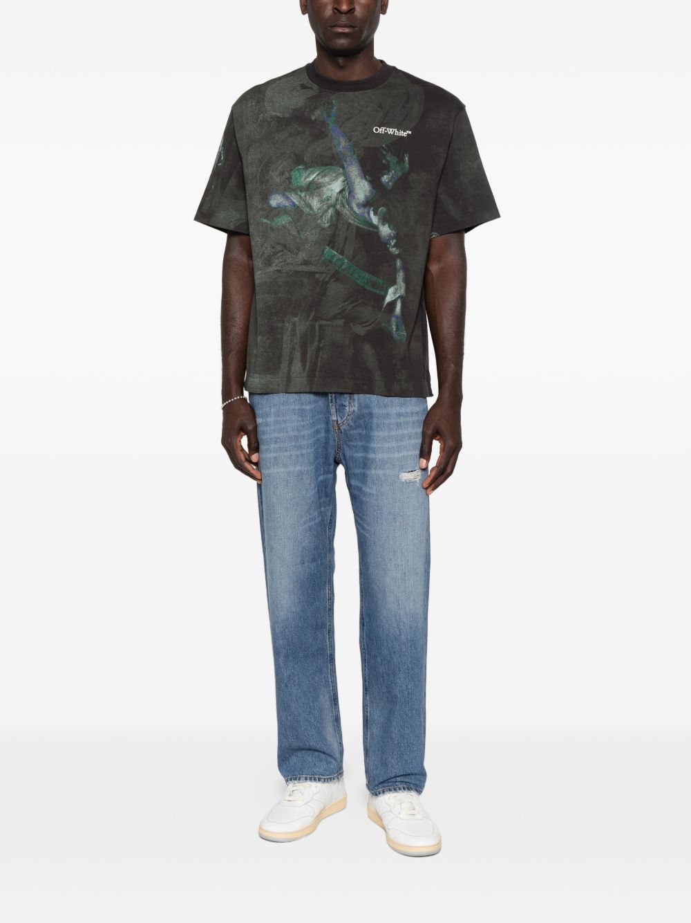Off White T-shirts and Polos - BLACK | 4281e317213951ce2eb6d51590506509bcd2ff43