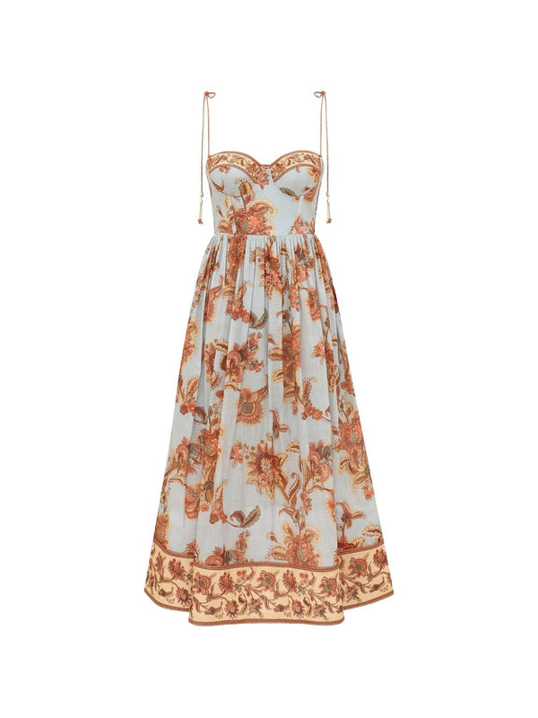 Aster Cotton Midi Dress