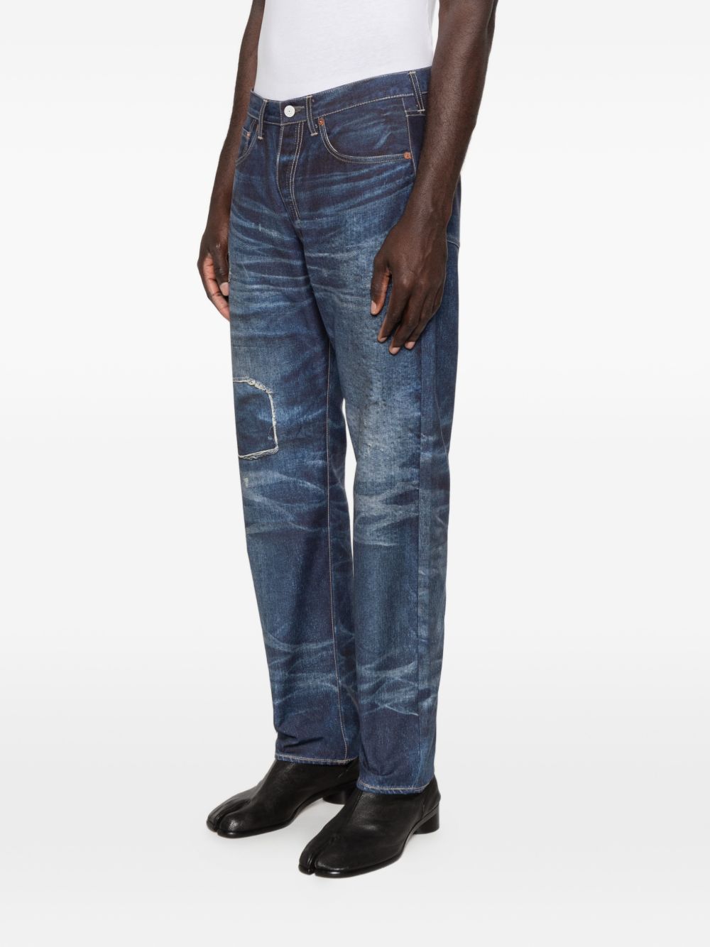 Junya Watanabe Trousers - Blu e verdi | d9174de49daf737484081a2a16ad59903eb3213b