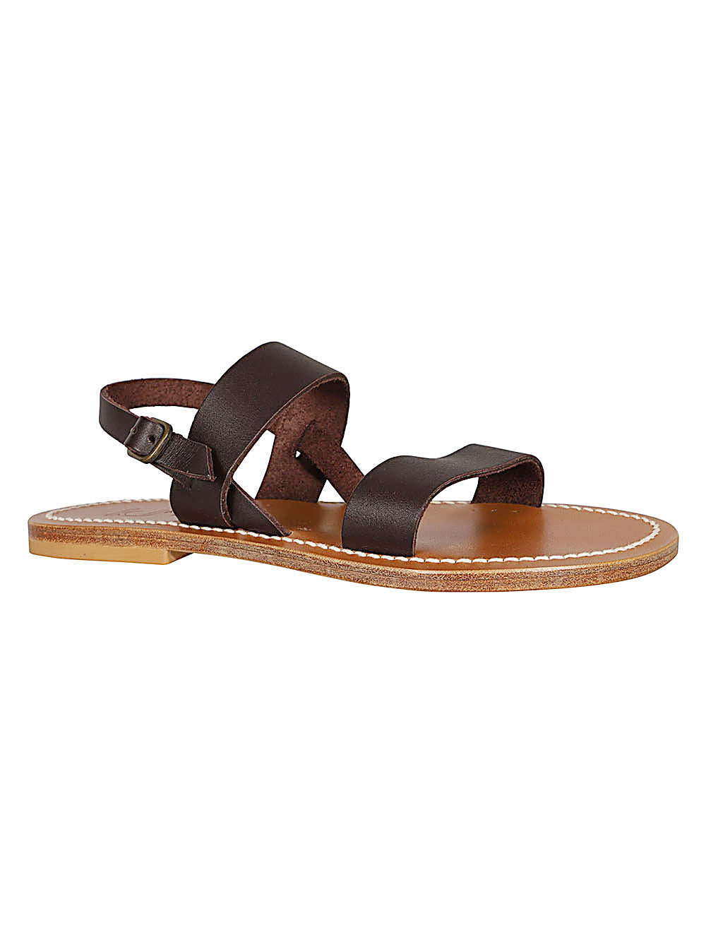K Jacques St Tropez Sandals - Brown | c75491aa5e524234648a3c7fa96959cebdc340f4