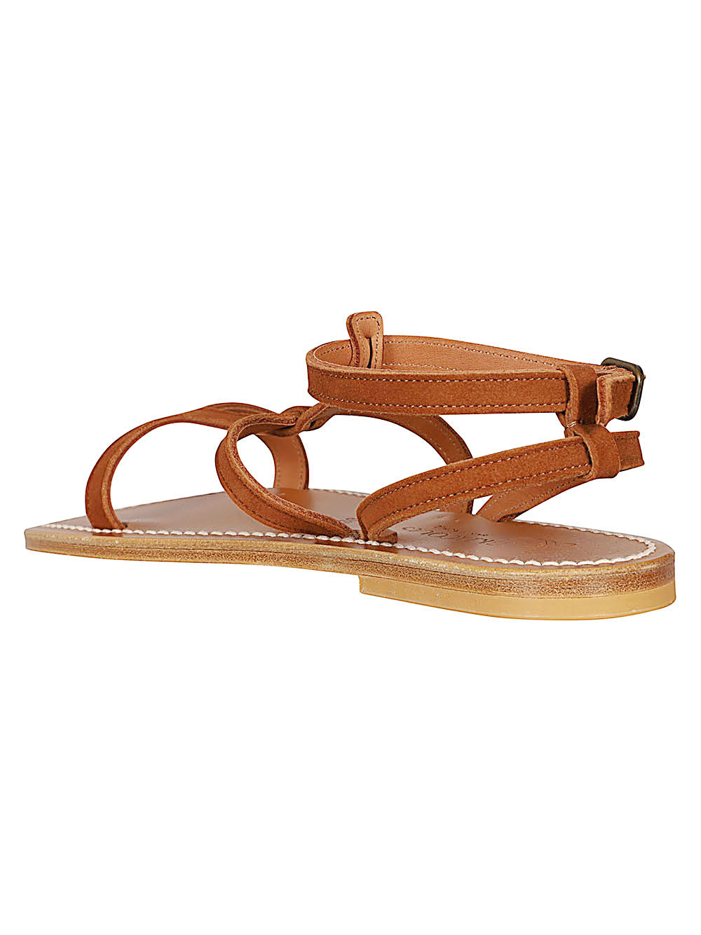 K Jacques St Tropez Sandals - Brown | 482984b2c3c927ede24a65bd60df1384f2503f7a
