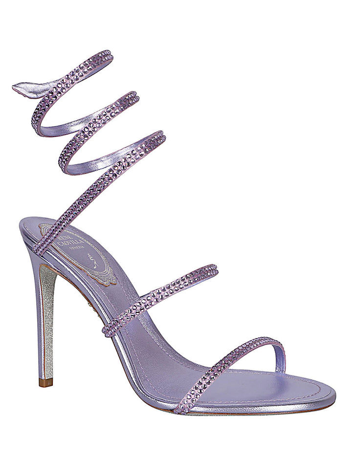 Rene' Caovilla Sandals - Blu e verdi | b9819eabbb247bf8648ff822e0a1ba7ea1e71d55