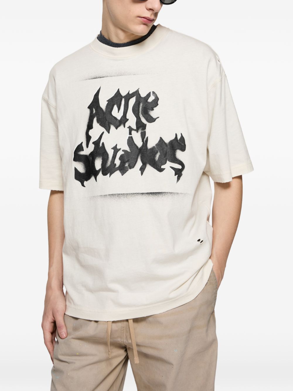 Acne Studios T-shirts and Polos - WHITE | 1043432ae98942f14061ea56e7a98ee8d198fafa