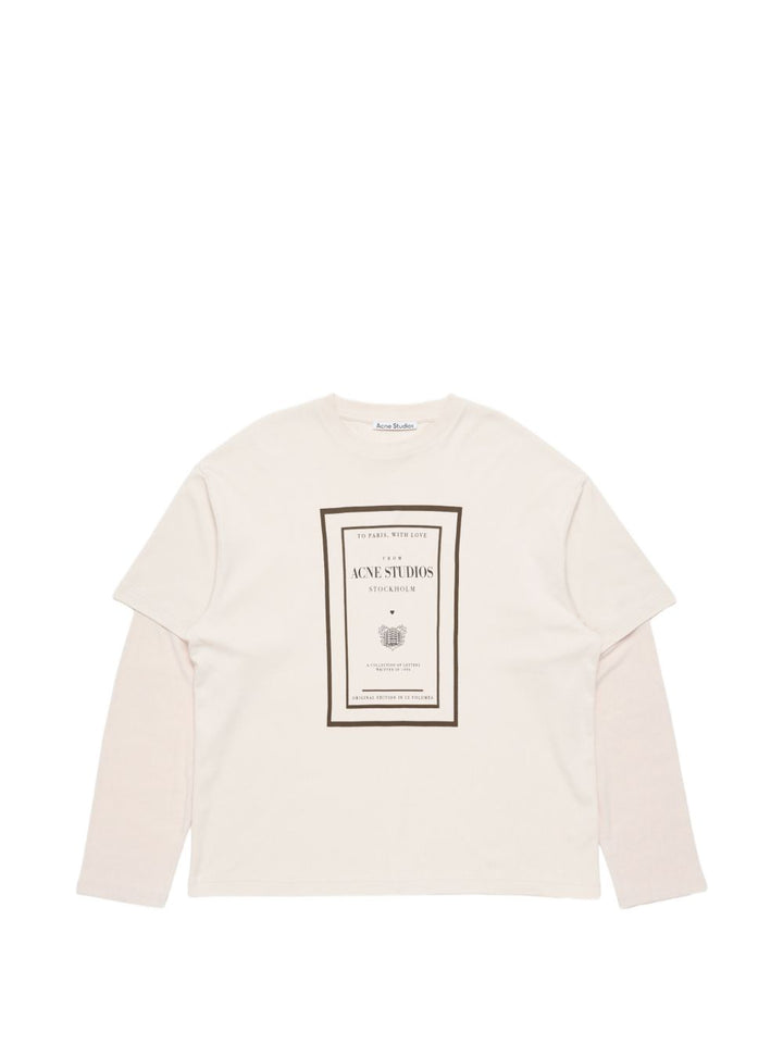 Acne Studios T-shirts and Polos - BEIGE | a3ae8f93a5bbbc250e0c1e36095880e9c1523623