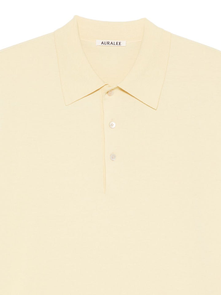 Auralee T-shirts and Polos - YELLOW | 23fd1c899716a3face0876415e9769815082c2d5
