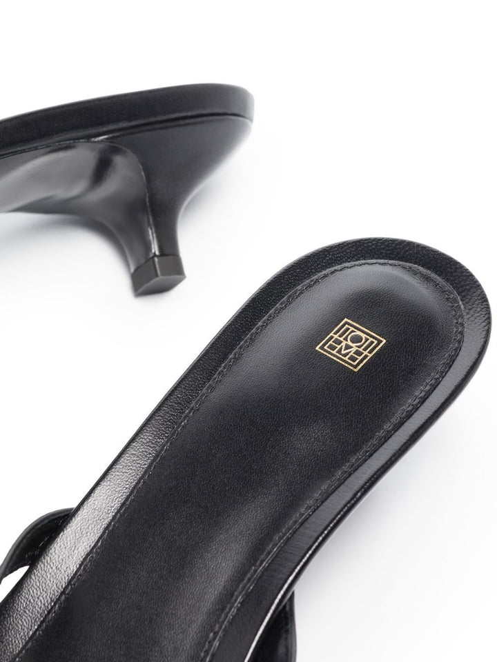 Toteme Pre Sandals - BLACK | 3be546e408cba4db046944c70f2a761432f7f946