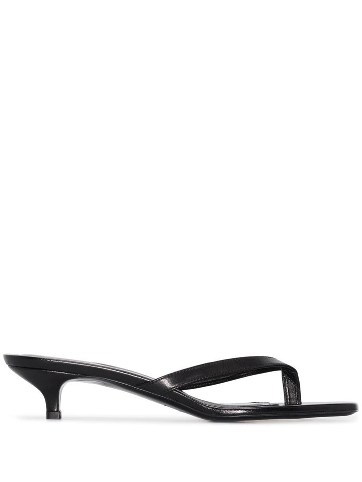 Toteme Pre Sandals - BLACK | b9278bc9a2ac92a35697453c6058a8aa3e148832